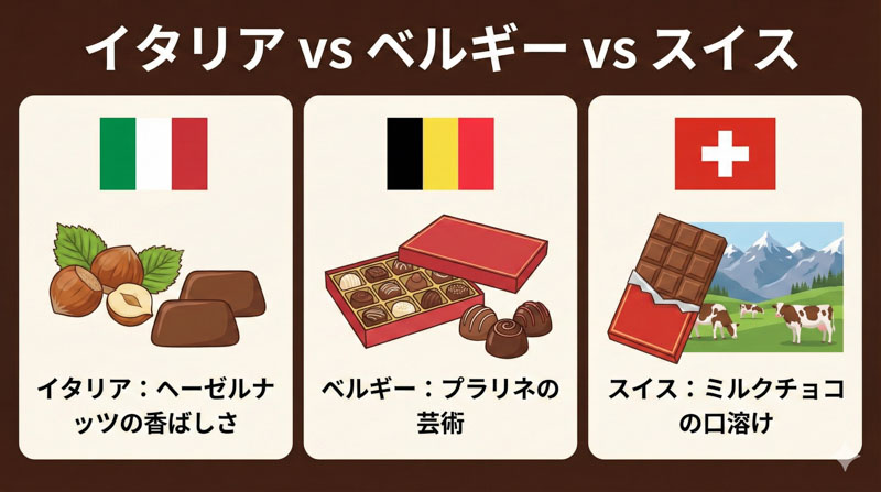 006 three countries comparison