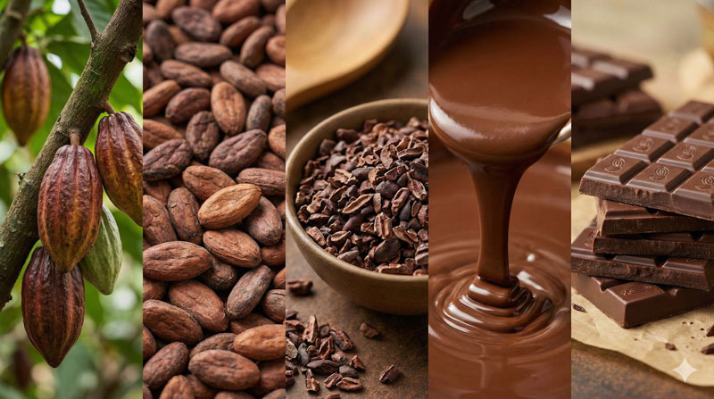 チョコレートができるまで｜カカオ豆から板チョコになる12の工程を図解