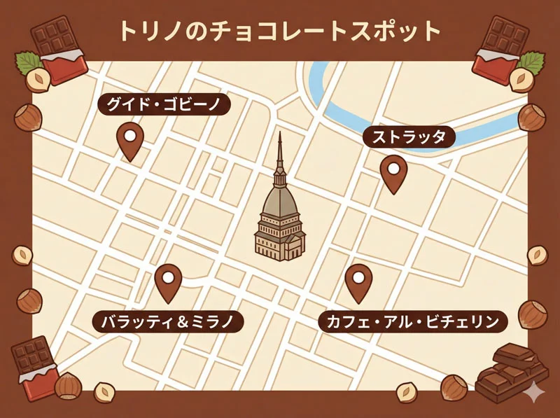 006 torino chocolate map