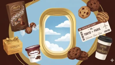 航空会社の機内食で提供されるチョコレート銘柄まとめ