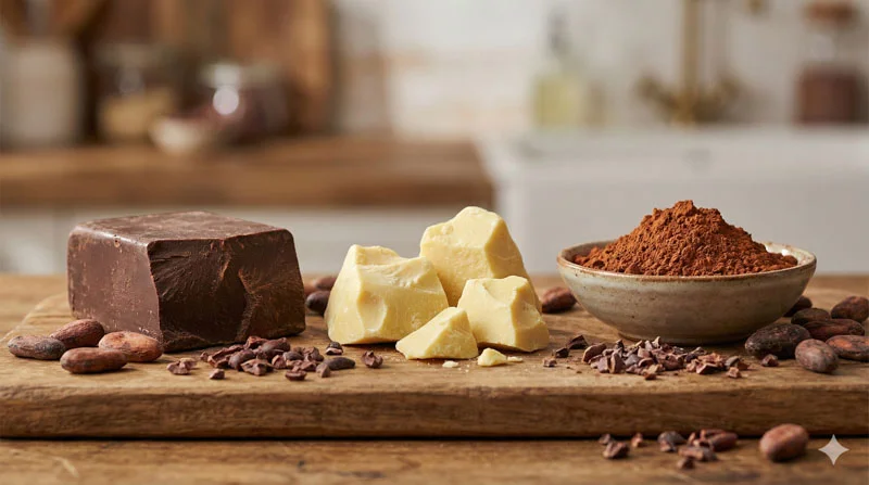 カカオマス・ココアバター・ココアパウダーの違いとは？