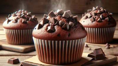 チョコレートマフィン レシピ｜ホットケーキミックスで簡単ふわふわ