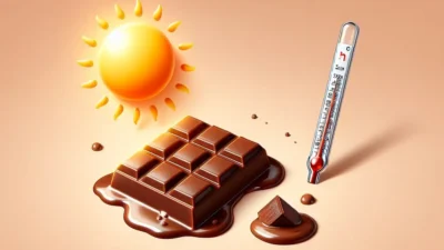 チョコレートが溶ける温度は何度？夏場の保存と持ち運び対策