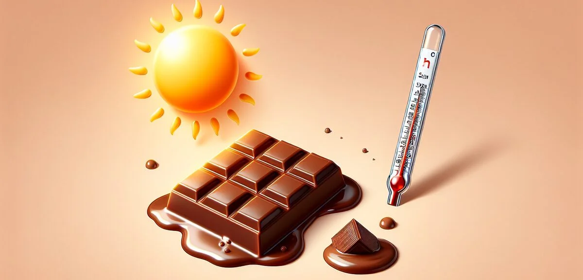 チョコレートが溶ける温度は何度？夏場の保存と持ち運び対策