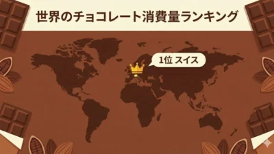 世界のチョコレート消費量ランキング｜一番チョコを食べる国はどこ？