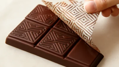 チョコレートの転写シート｜模様が移る仕組みと使う手順
