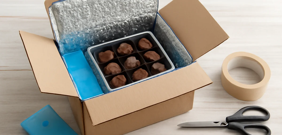 チョコレートの郵送｜クール便に冷却機能はないという前提